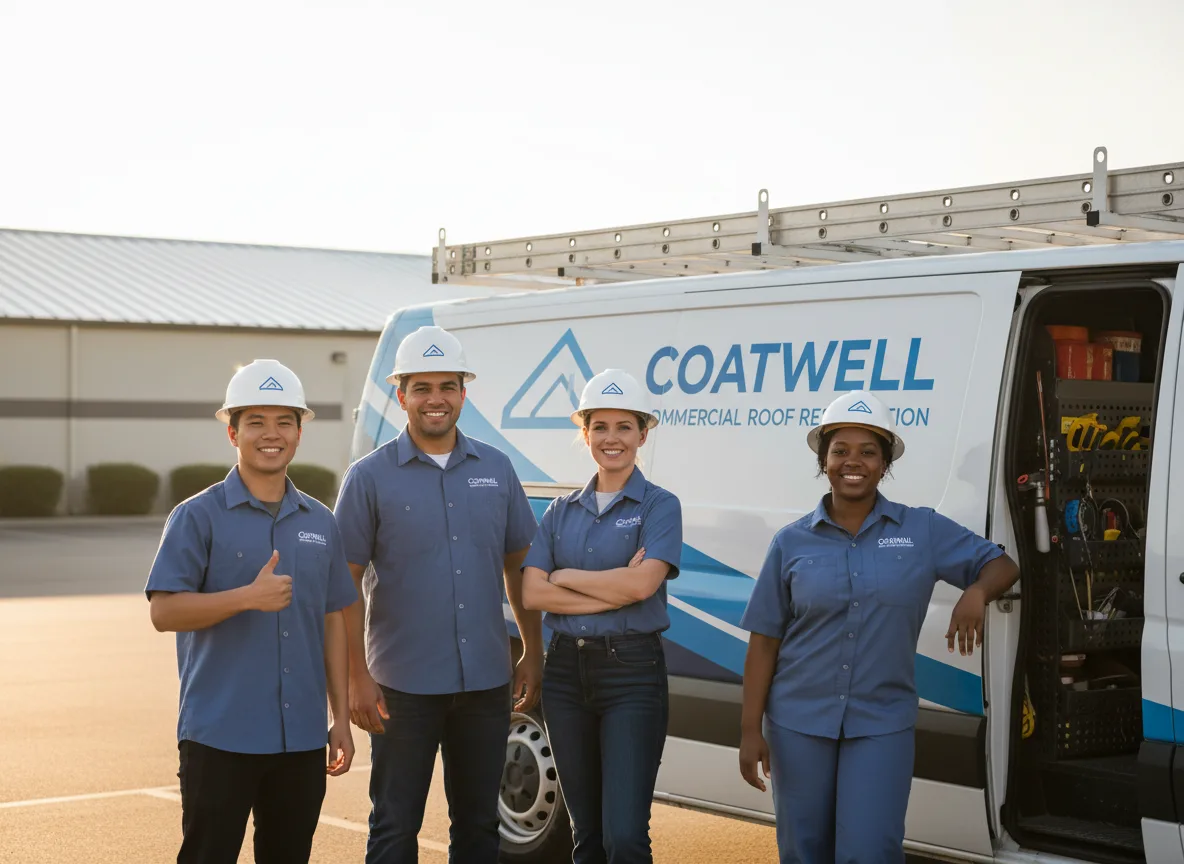 Commercial roof coating company in Essexville, MI